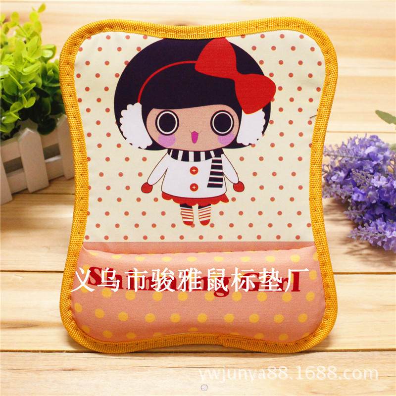 Cartoon fabric wrist mouse pads