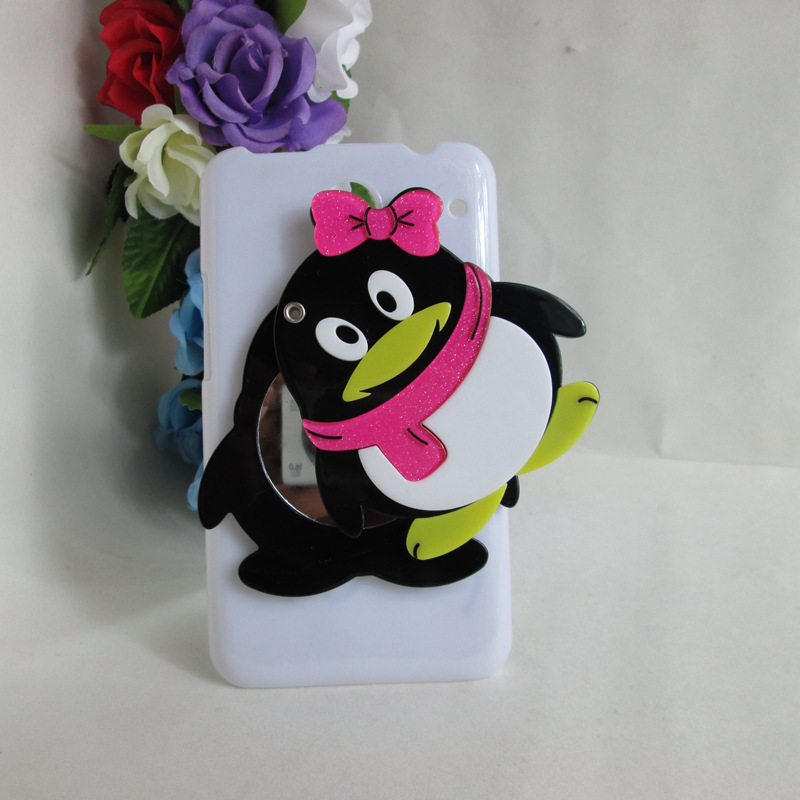 联想 QQ企鹅化妆镜子手机壳 联想系列手机保护