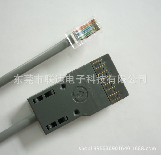 超五类4对110转rj45跳线 4对鸭嘴转rj45跳线 鸭嘴跳线