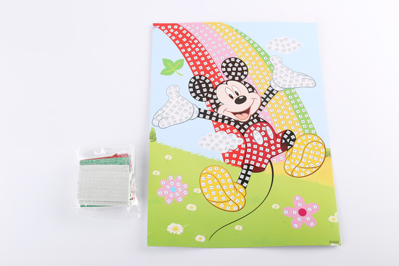 厂家批发水晶钻石画 3d马赛克立体贴画 儿童益智手工diy制作