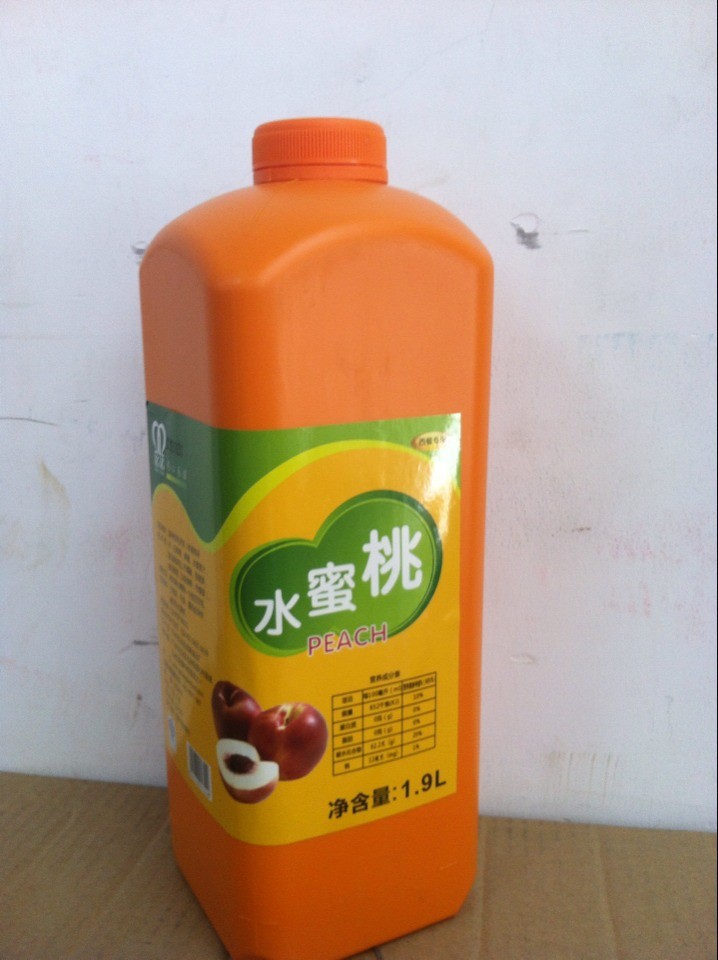 航帆水蜜桃浓缩果汁 水蜜桃饮料浓浆 奶茶专用