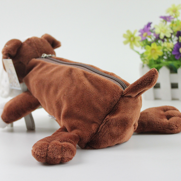 文具盒笔袋 韩国文具盒笔袋 卡通大眼沙皮狗韩国文具盒笔袋 