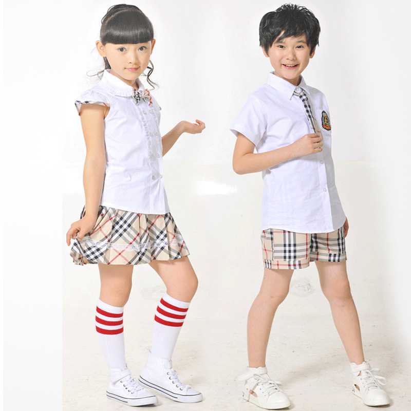 老师园服童装批发2014夏季幼儿园园服夏装新