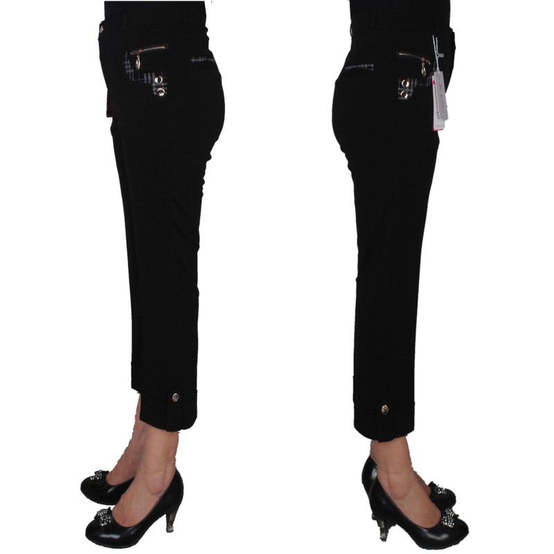 2014中年女裤夏季新款女式七分<em>裤</em>妈妈装<em>马裤</em>