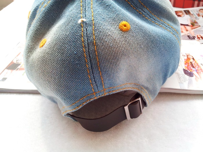 发采购帽子- 磨白做旧牛仔帽子 女 韩版潮帽 水
