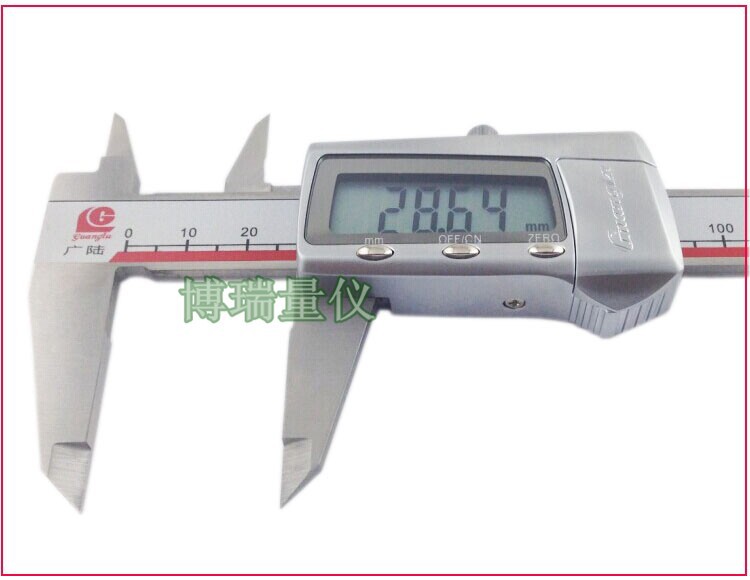 批发广陆数显卡尺0-150 200 300MM*0.01电子游标卡尺 假一罚十