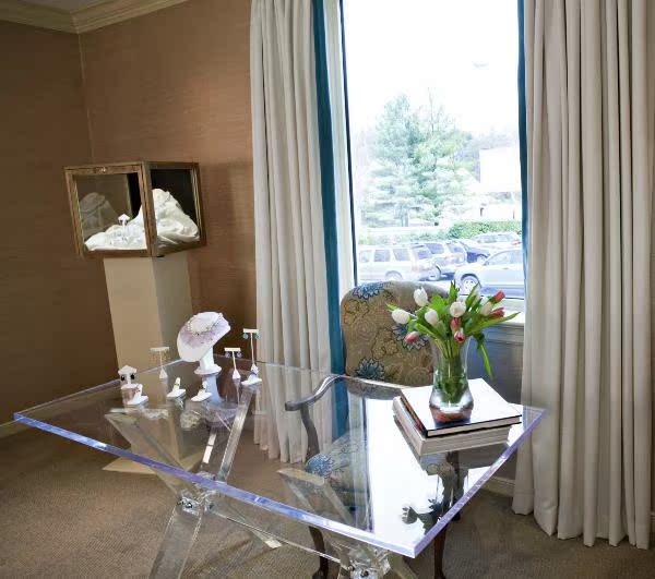 lucite-and-glass-desk