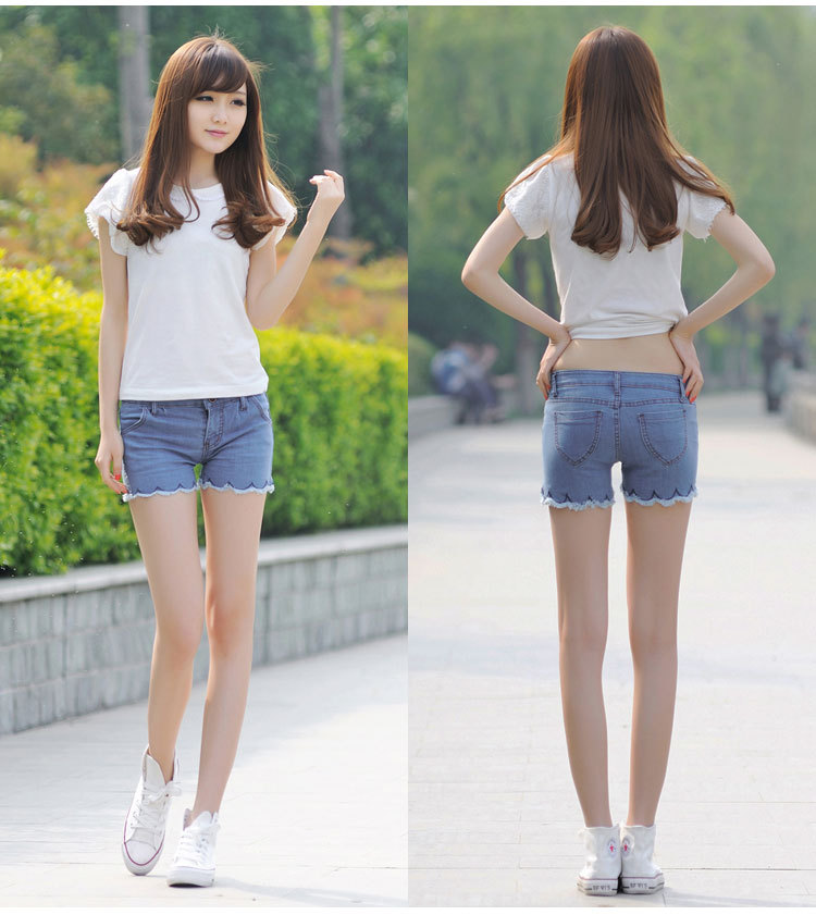 批发采购<em>女式牛仔</em>裤-<em>2014新款</em>夏季 韩版<em>女式牛</em>