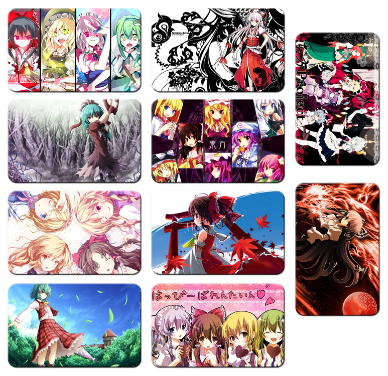 【动漫东方Project 0045水晶卡贴\/收藏卡贴\/动