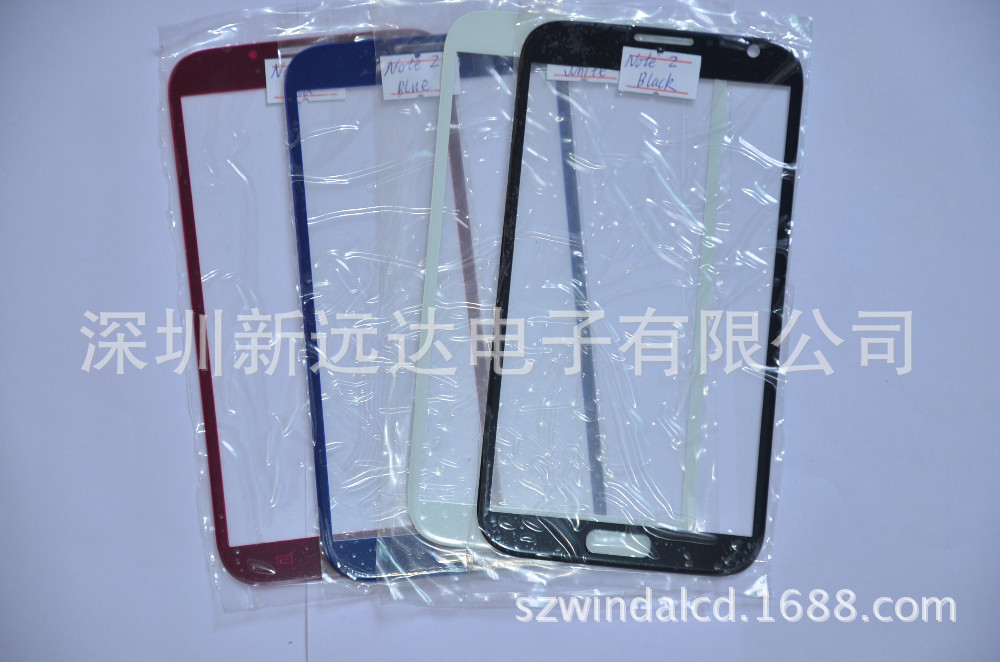 原装厂家直销,三星GalaxyNote2玻璃盖板,液晶外屏配件,N7100