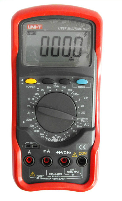 用表-优利德 标准型数字万用表 UT57 二极管测