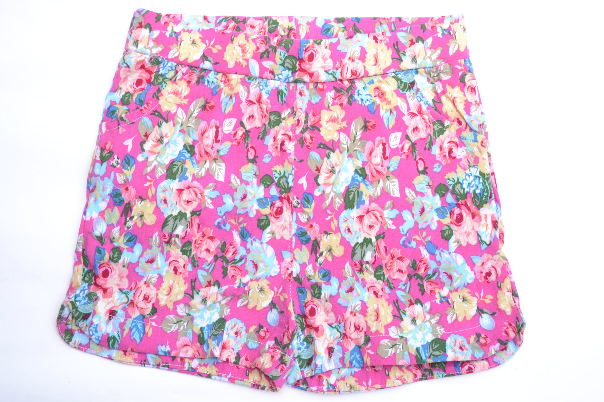 休闲三分裤韩版<em>印花</em>女士<em>短裤</em>显瘦<em>女</em>热<em>短裤</em>小碎