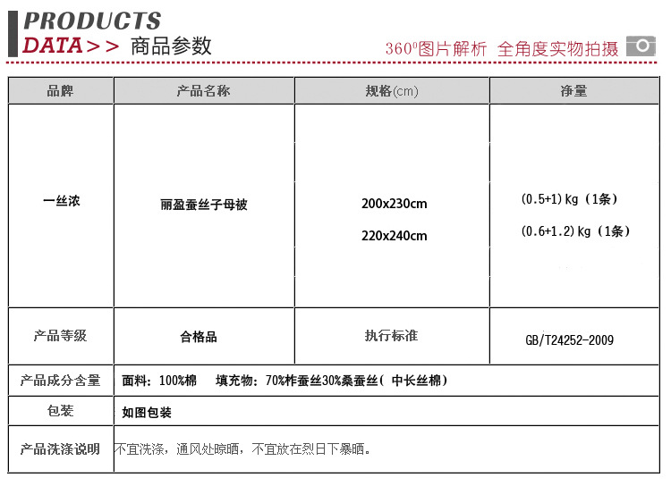 丽盈蚕丝子母被_07