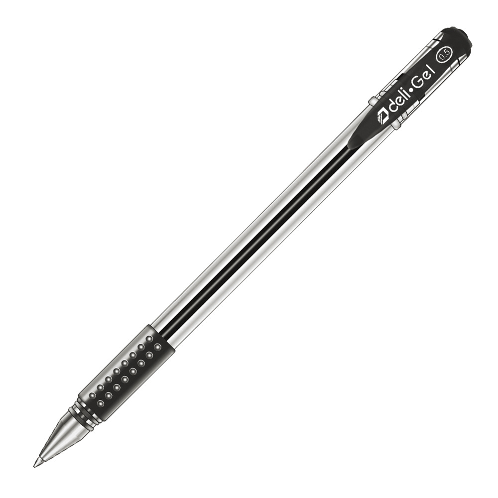 得力文具中性笔 6600中性笔水笔 签字笔0.5mm办公学生用笔批发