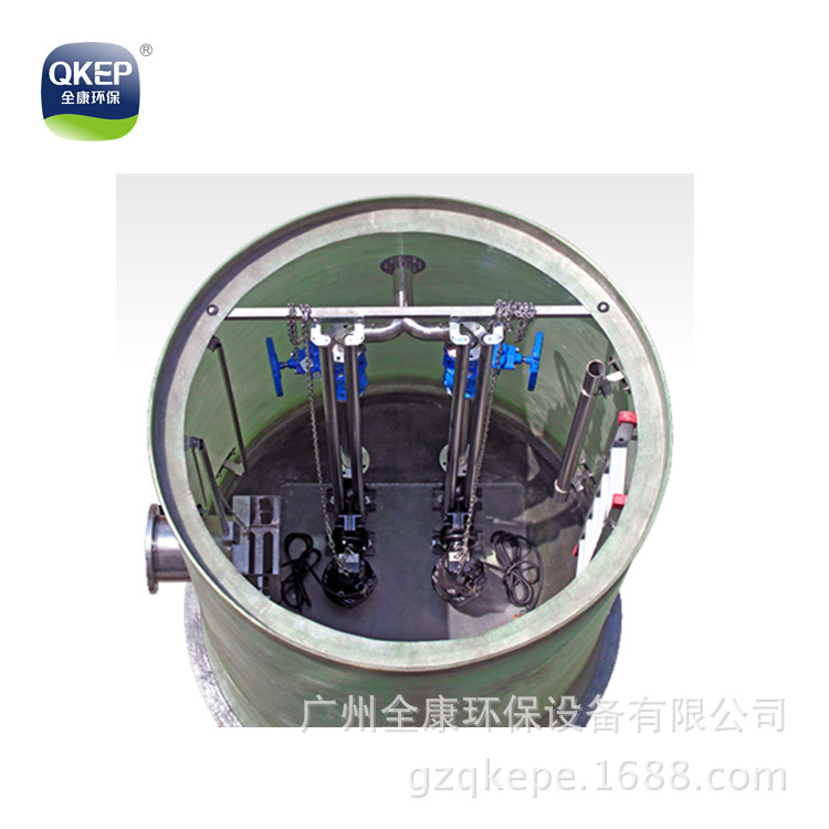 全康一體化預(yù)制泵站俯視圖