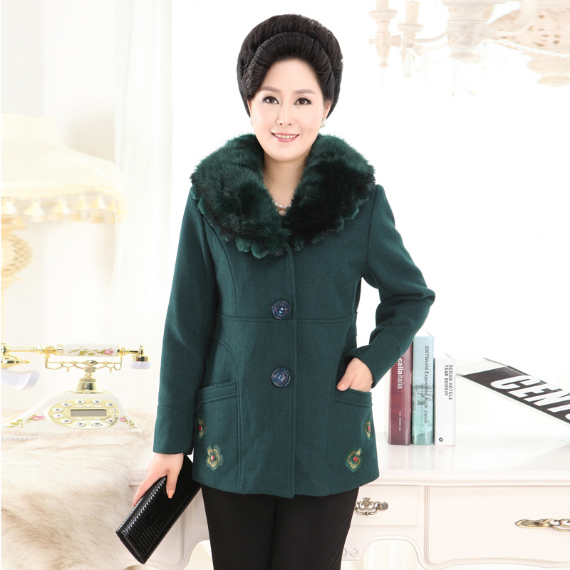 批发采购中老年女装-国庆送礼2014秋冬款高档