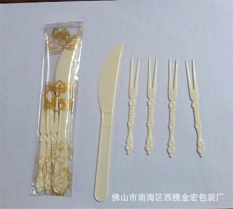 塑料盒-厂家供应透明塑料月饼刀叉 直销批发价