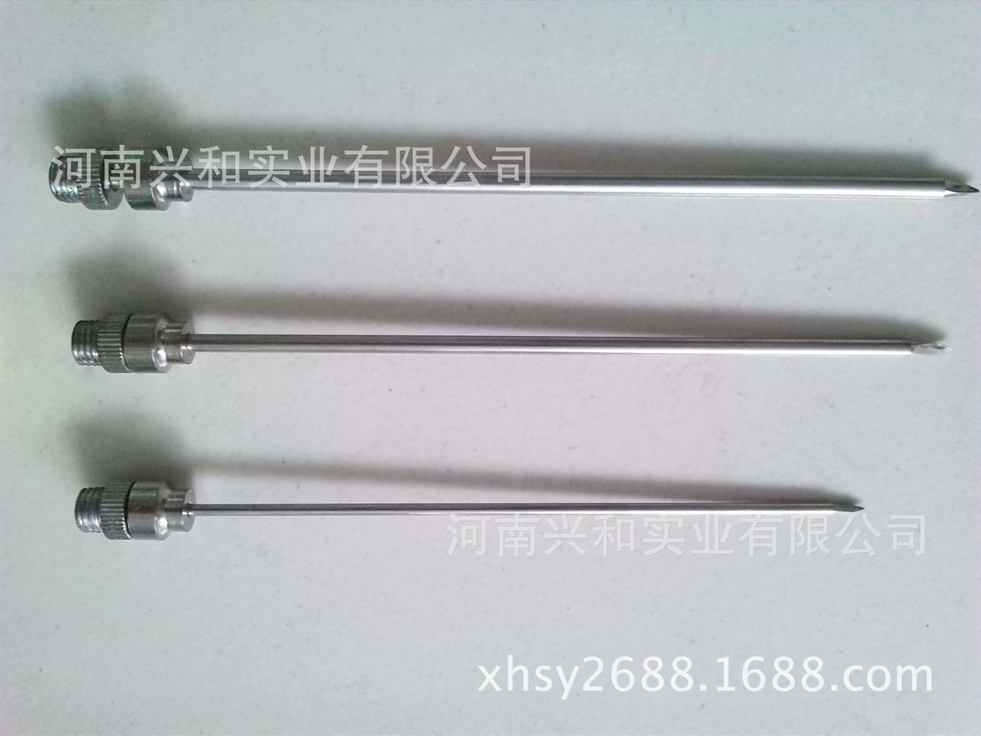 不锈钢三用套管针 牲畜用放气针