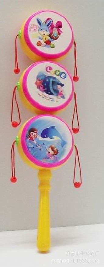 【525带哨拨浪鼓 波浪鼓 摇鼓 儿童最喜爱玩具】价格,厂家,图片,教具、早教机,唐建波-马可波罗网