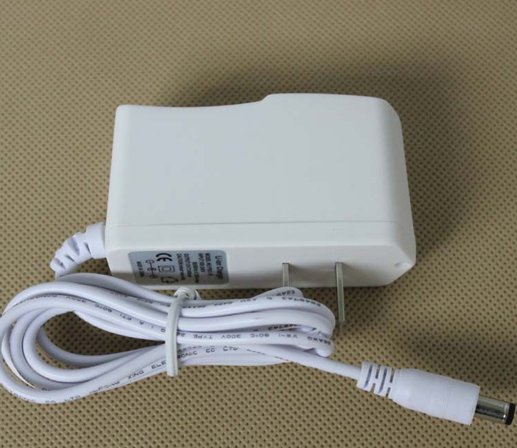 厂家批发减肥腰带电源适配器12v2a白色国标中规充电器 388塑胶壳