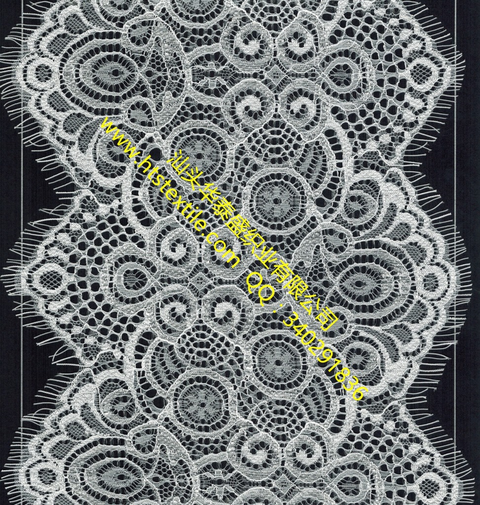 睫毛花边<em>面料</em>经编蕾丝 <em>尼龙</em>花边<em>文胸</em>花边女装
