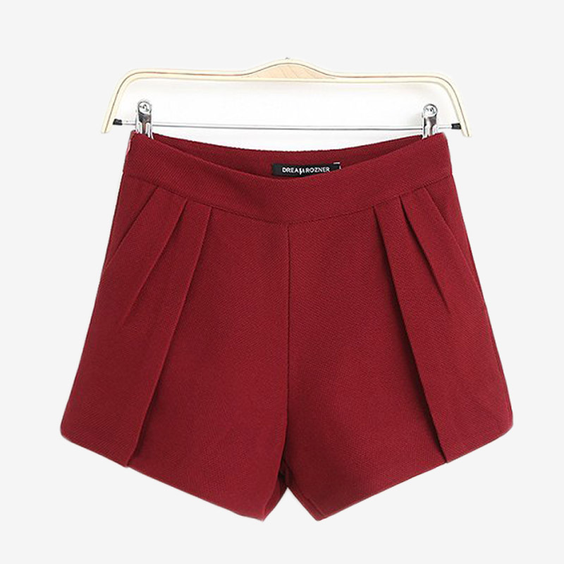 4S080 2014<em>秋冬</em>新款韩版口袋褶皱立体<em>剪裁短</em>