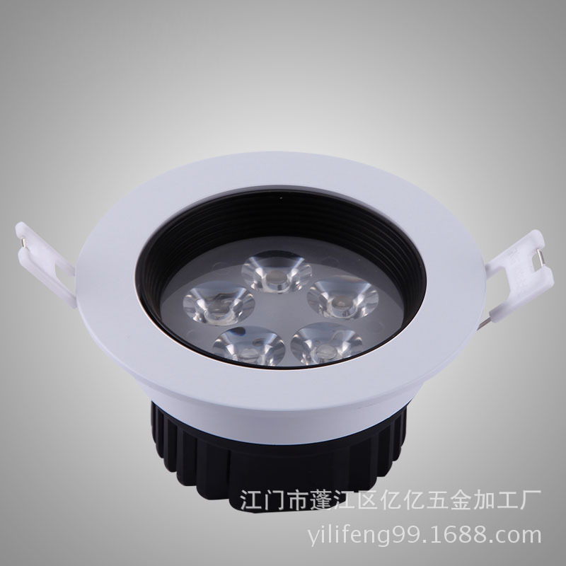 LED天花灯 5W竖刀防眩射灯 LED天花灯 LG芯片85~265V电压酒店工程商展背景墙