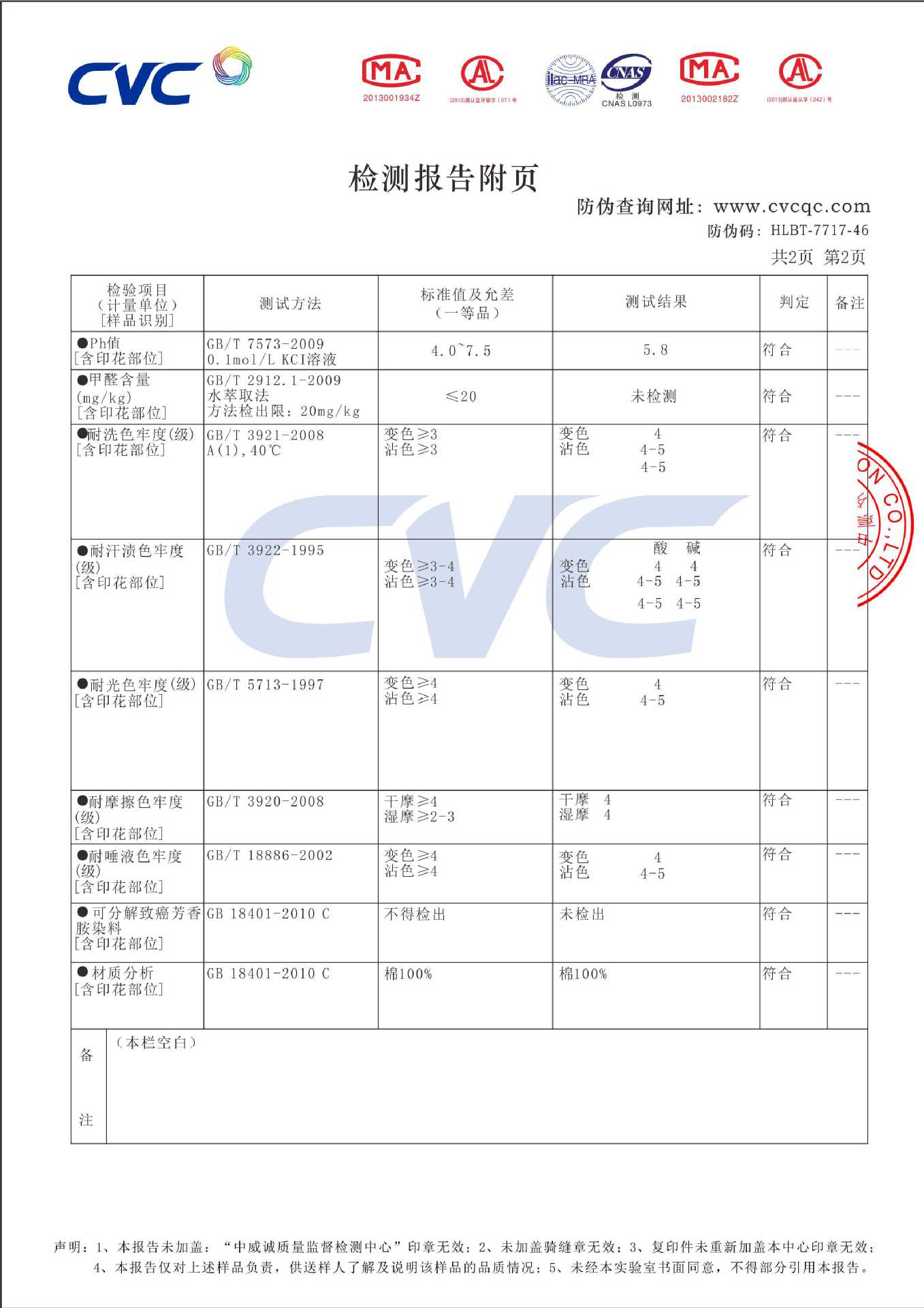 暢璇毛巾廠檢測報告3