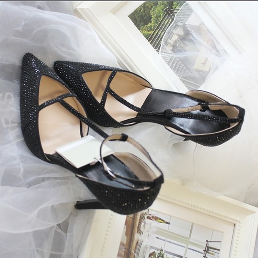 高跟鞋 夏季韩国新款女高跟 <em>女鞋</em> 欧美<em>赫本</em>风z