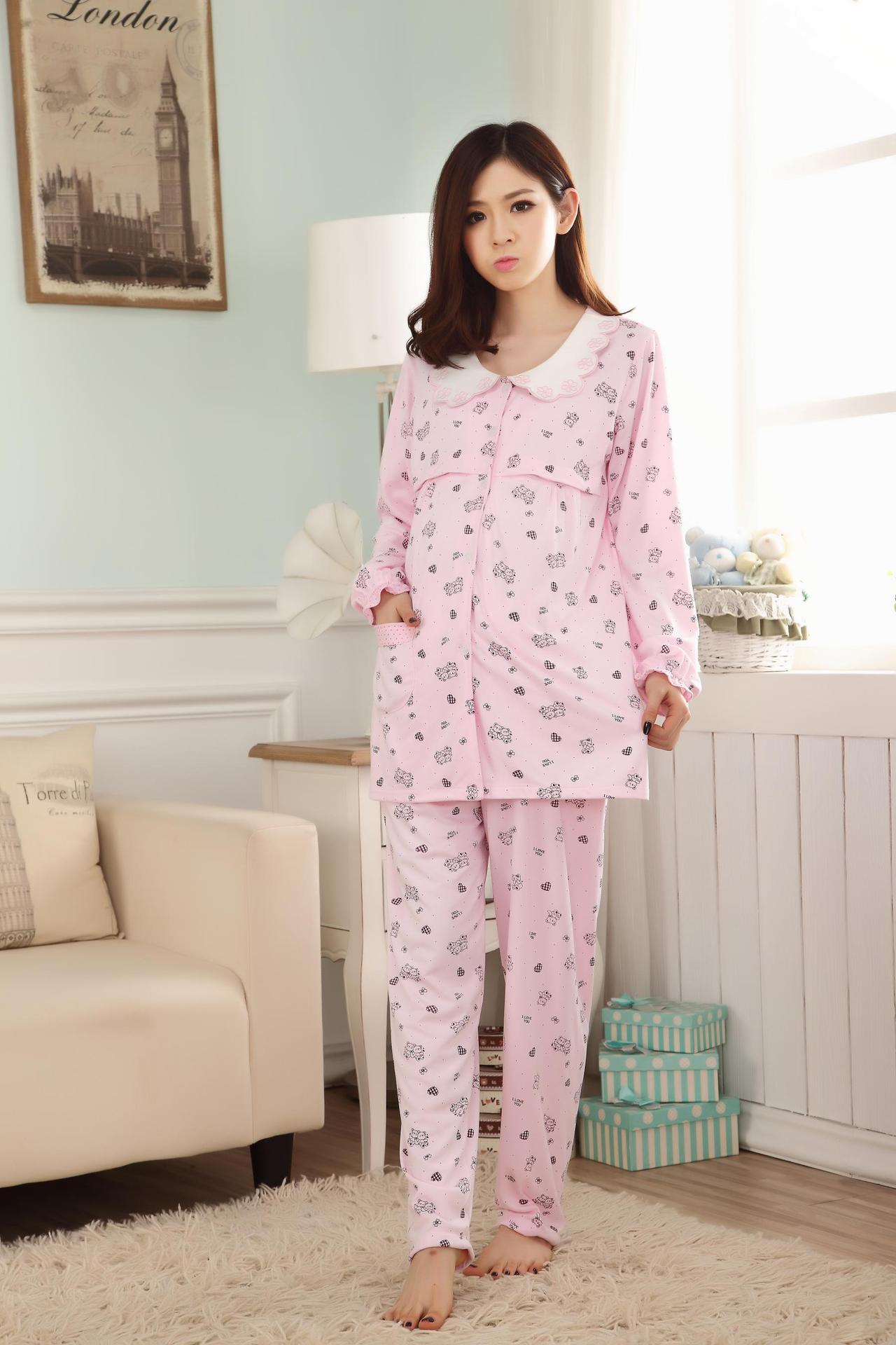 <em>睡衣</em>、家居服-大码<em>哺乳睡衣 春夏</em>月子服 夏季薄
