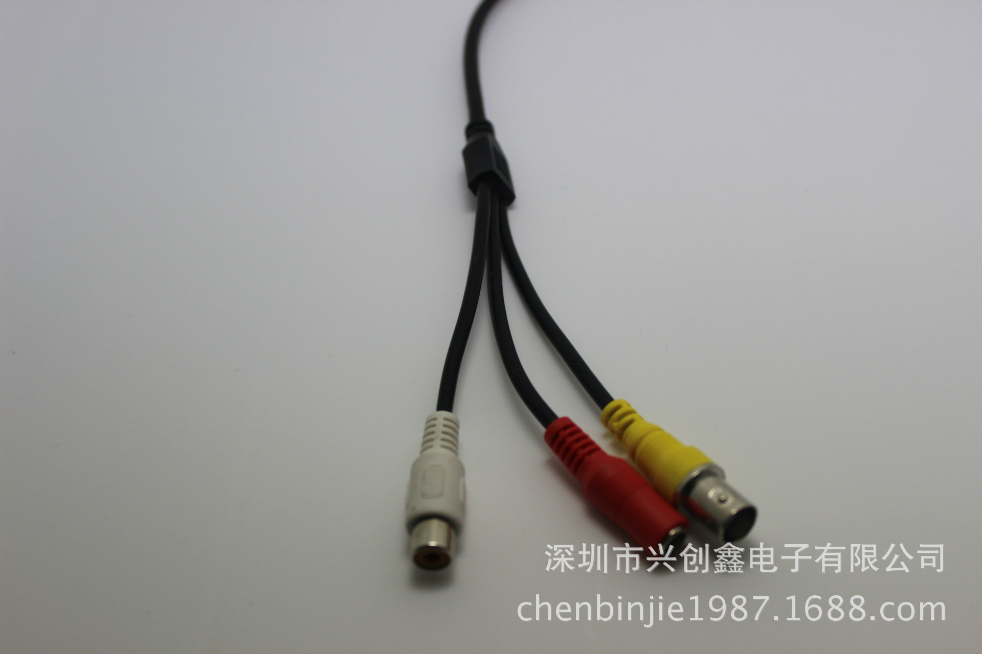 【厂家直销模拟音频线,监控带音频尾线,摄像机