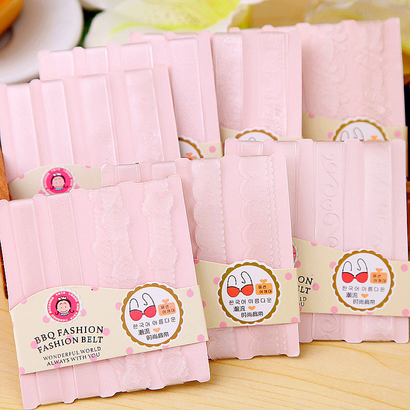 促销<em>礼品</em>韩版隐形肩带<em>文胸带</em> 韩国磨砂透明花