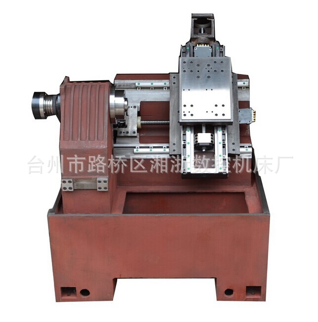 热销高精密直线斜轨数控机床