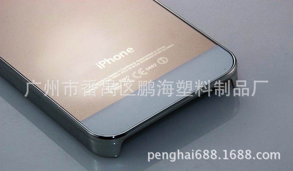 iphone5双色亚克力手机保护壳 防刮花镜面手机