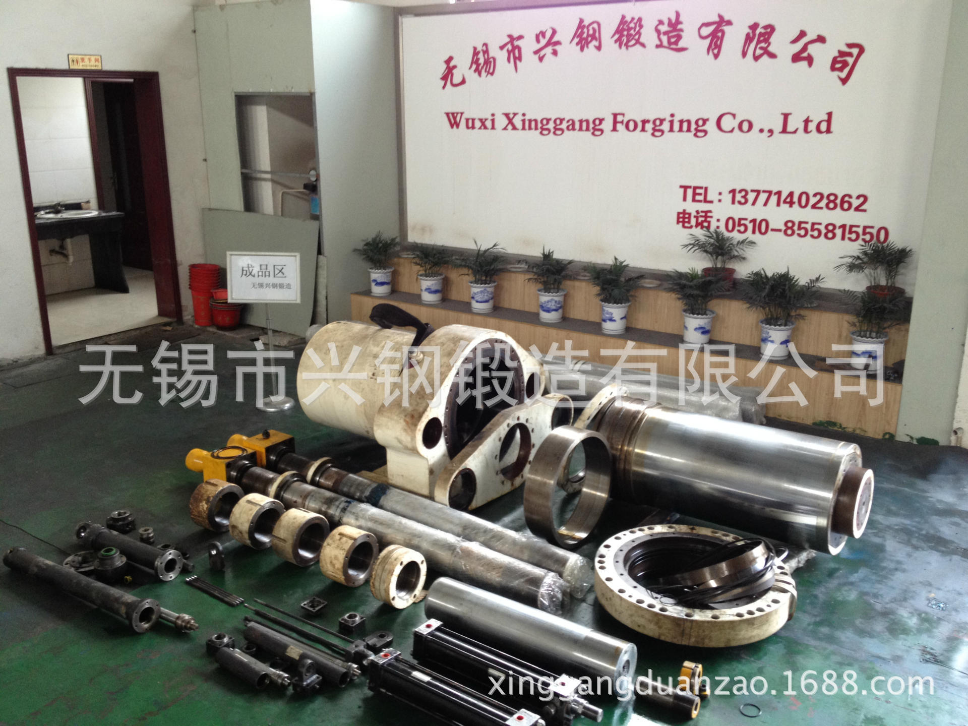 维修500吨 锡丝挤压机 油缸