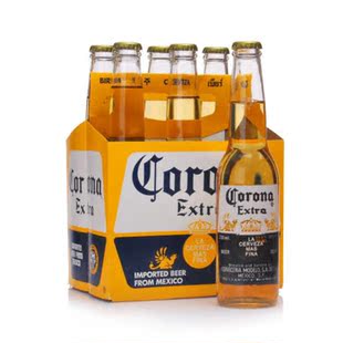 法国原装进口 corona特级科罗娜啤酒 整箱包装 330ml 24