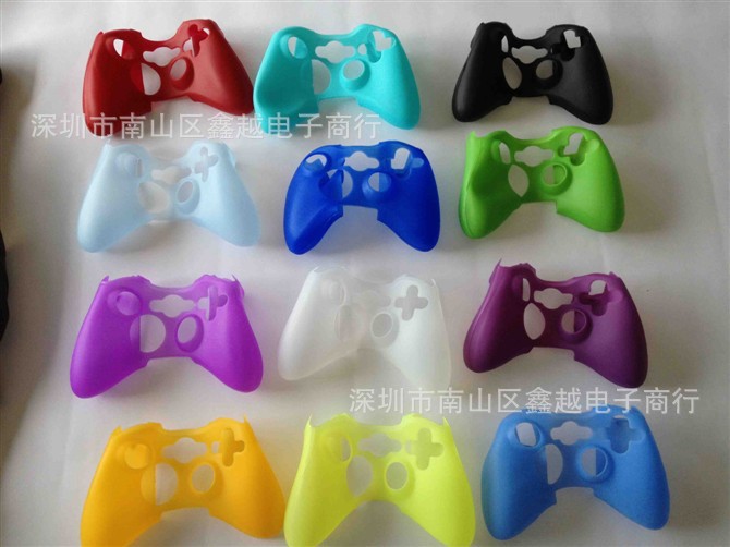 XBOX 360硅胶套,xbox360手柄保护套 图片