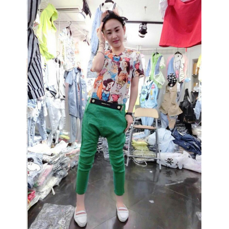 <em>欧洲站</em>2014<em>女装</em>新款百搭休闲哈伦裤 图片_高
