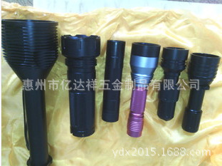 LED手电筒研发，设计，生产 工厂数控车床加工，手电筒外壳加工