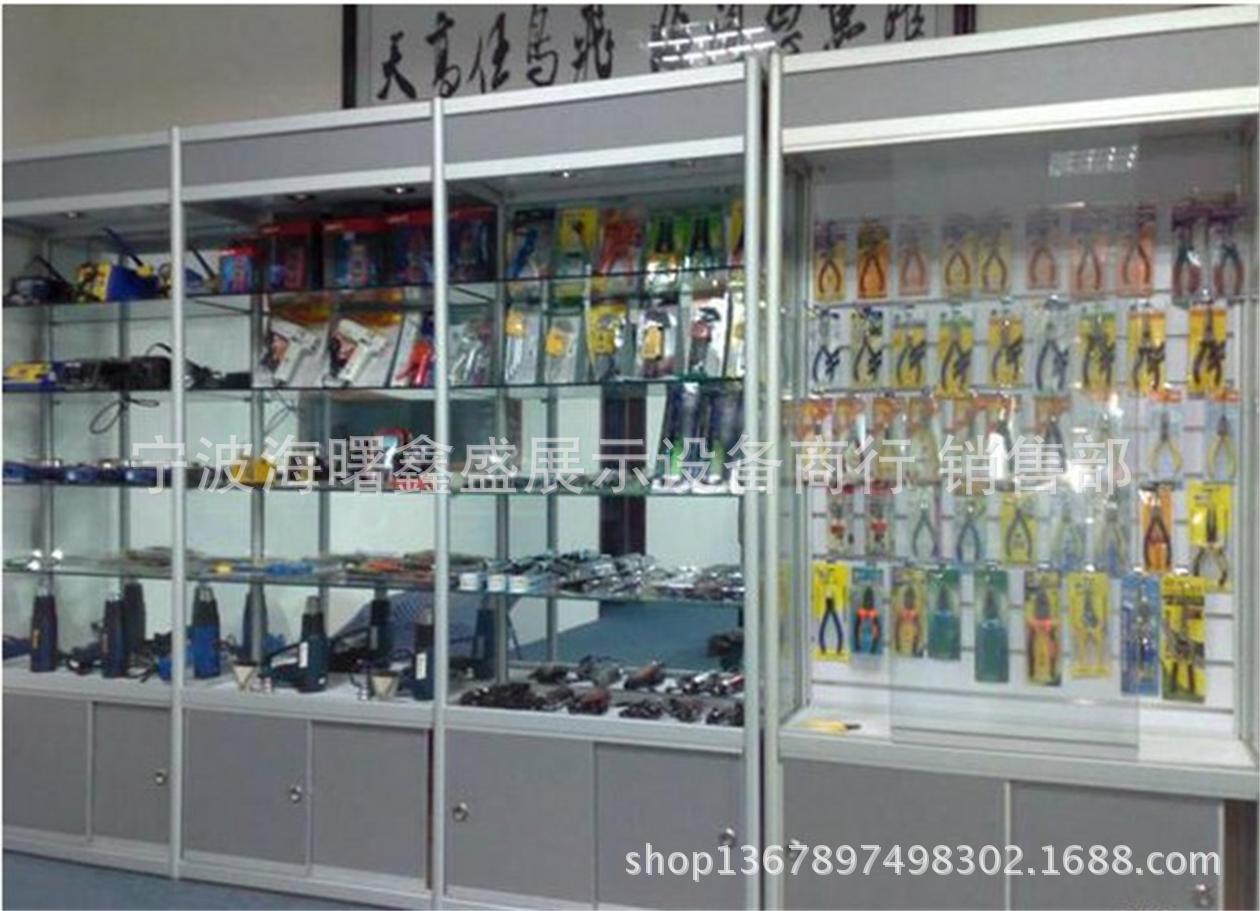 【宁波设备供应携带式玻璃展览展示架通透样品驾照考场厂家图片