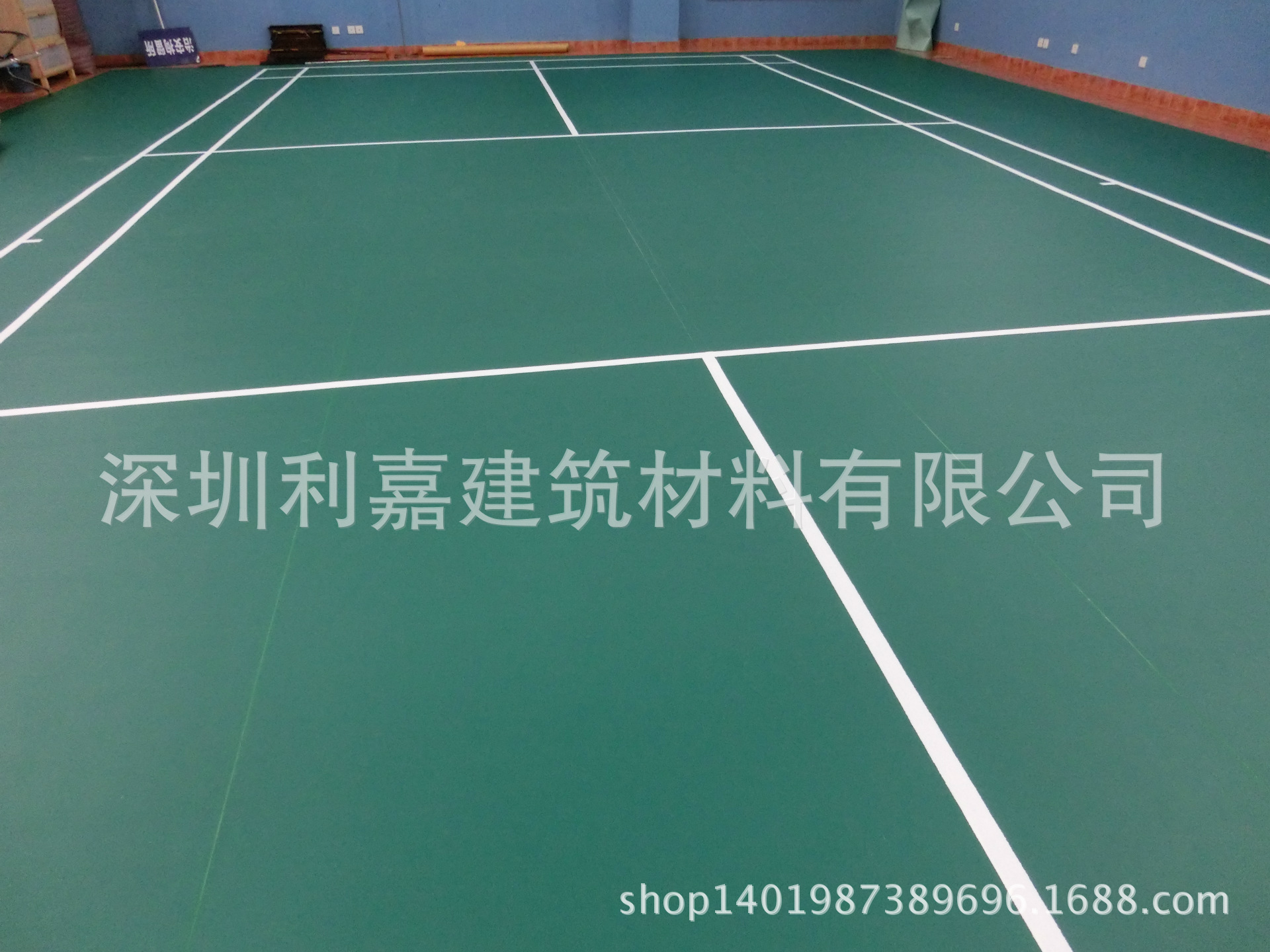 羽毛球耐磨弹性地胶