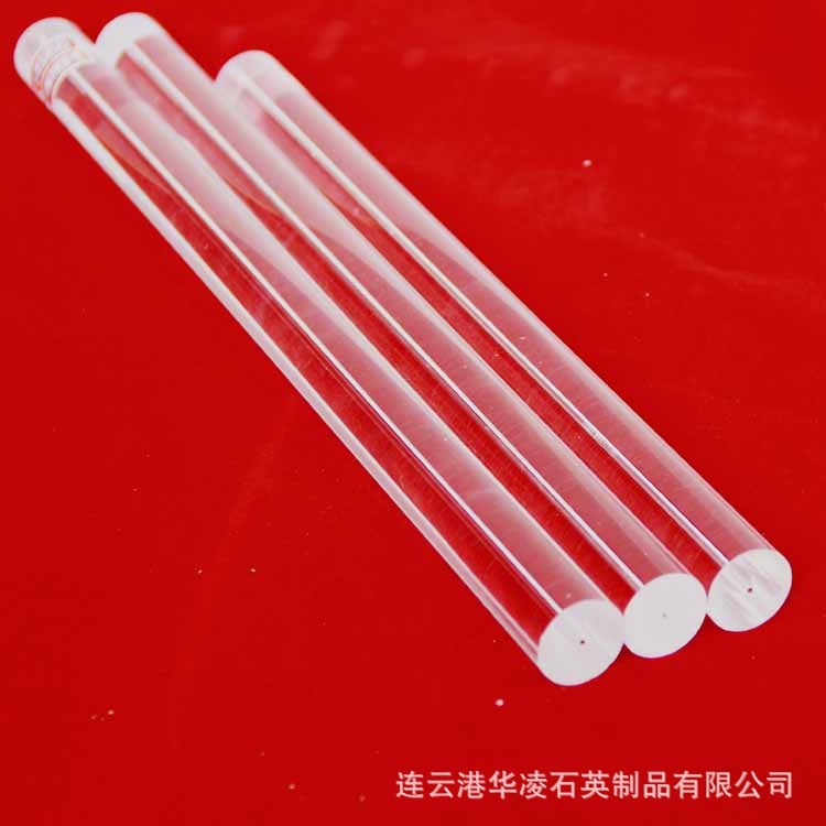 【厂家直销各种规格小孔石英棒 光纤母棒 欢迎
