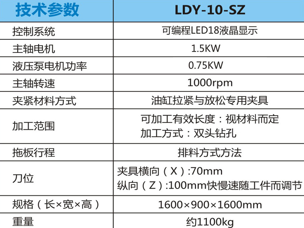 专业数控厂家直销供应LDY-10-SZ 双头液压钻孔机