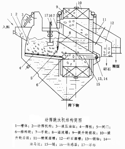 跳汰機結構圖