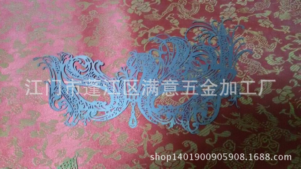 金属眼罩 厂家直销 各种金属雕花眼罩 金属蚀刻工艺品加工 金属蚀刻