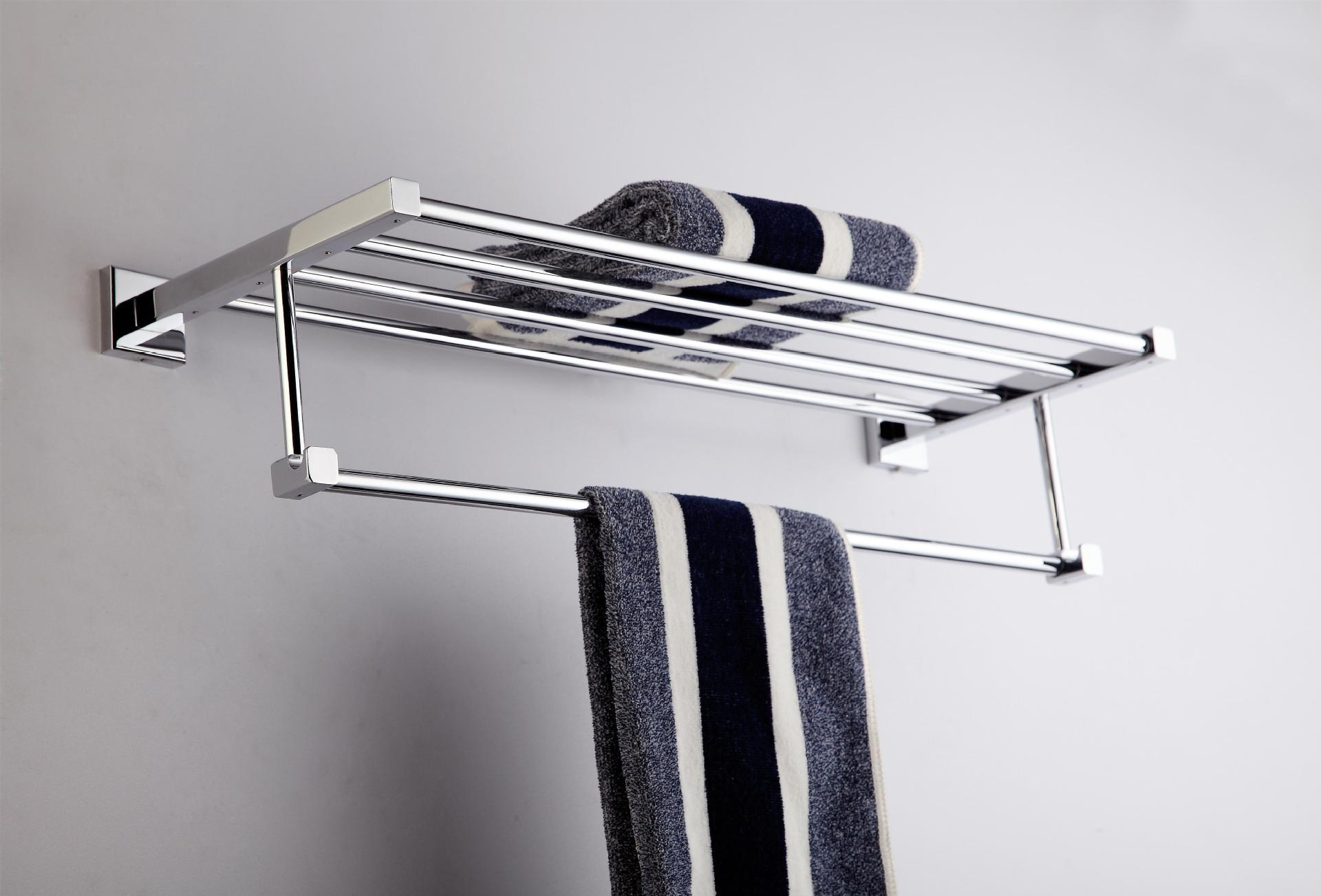 【 厂家直销】 浴巾架 全铜 毛巾架 浴室挂件 左