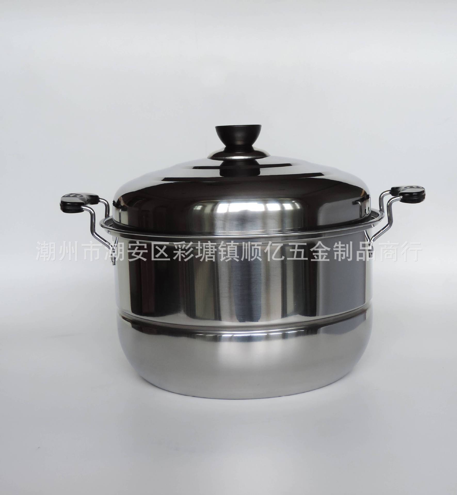【厂家直销】不锈钢带磁单篦蒸锅(24/32cm) 韩式单层蒸锅 加厚