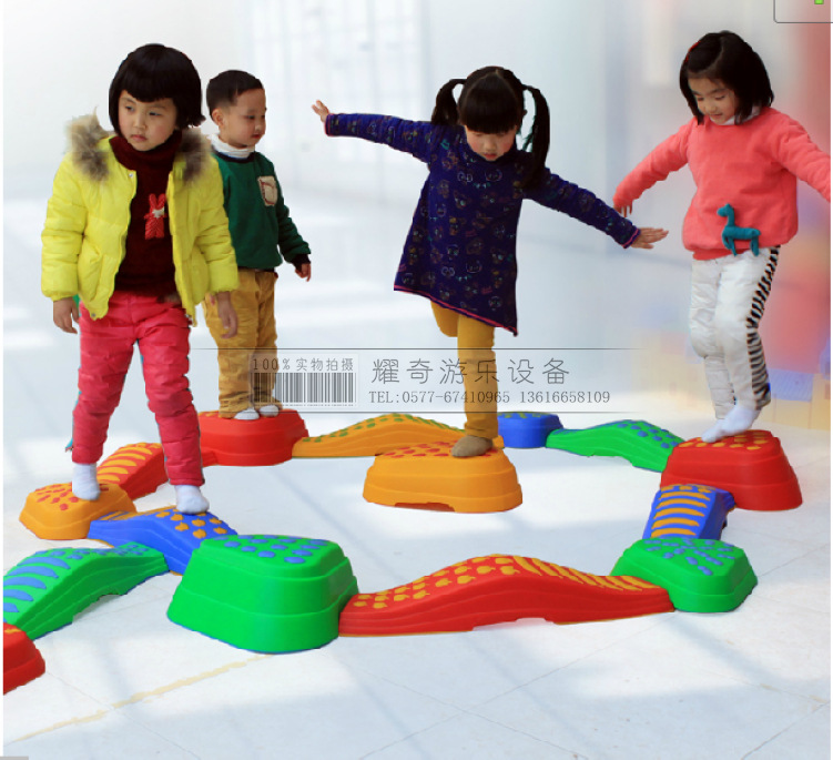 【波浪触觉步道.幼儿园儿童感统训练器材.平衡