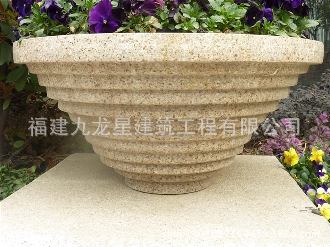 石材花盆,石雕花钵