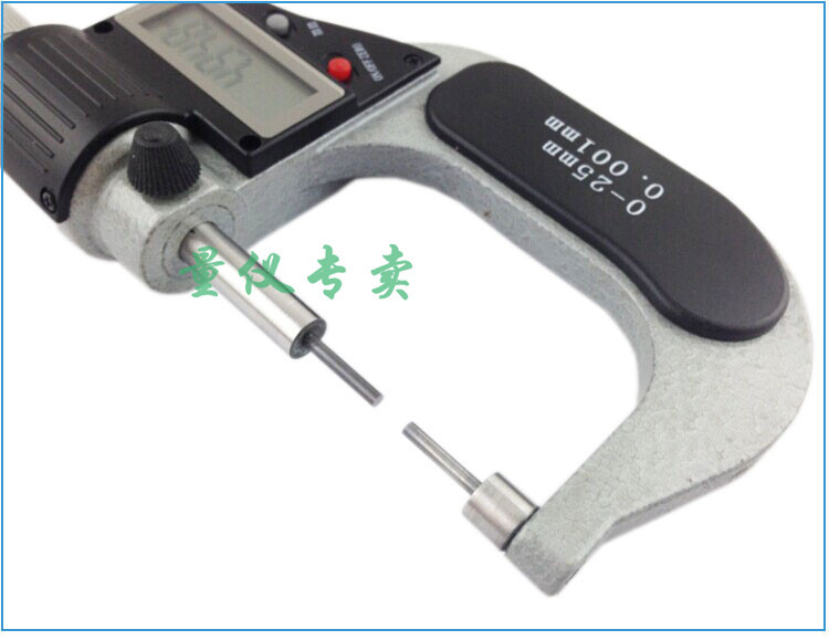 正品广陆数显小头千分尺0-25MM*0.001数显花键千分尺 一级代理